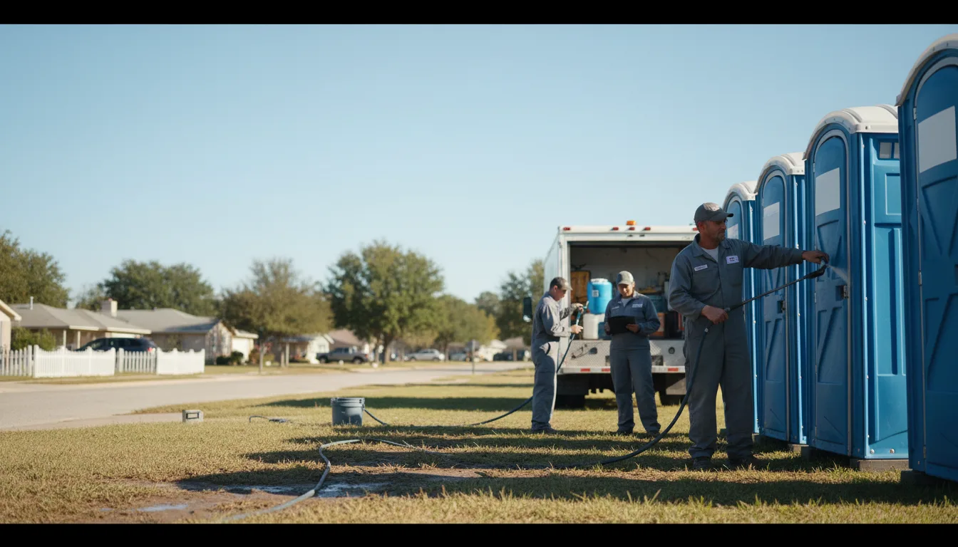 Long-Term Portable Toilet Rental in Thurston, OH near me
